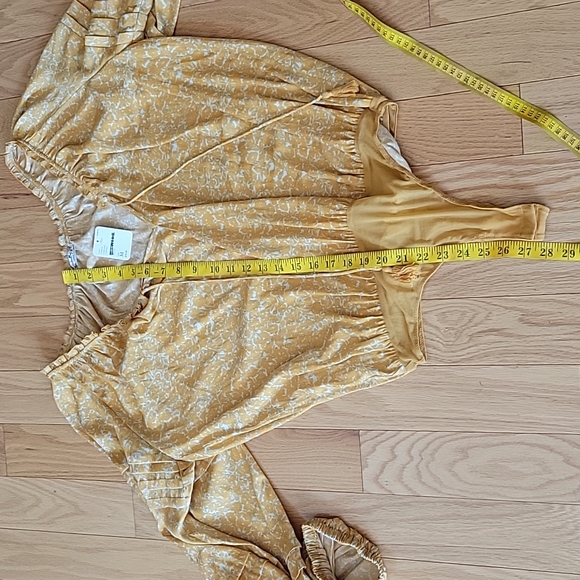 Free People All Tucks Printed Bodysuit - Picture 10 of 14